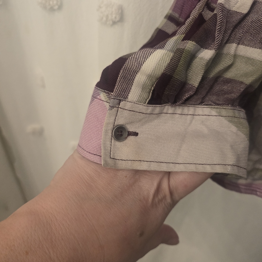 Cj Banks Women's Plaid Button Up Size 2x - Picture 3 of 9